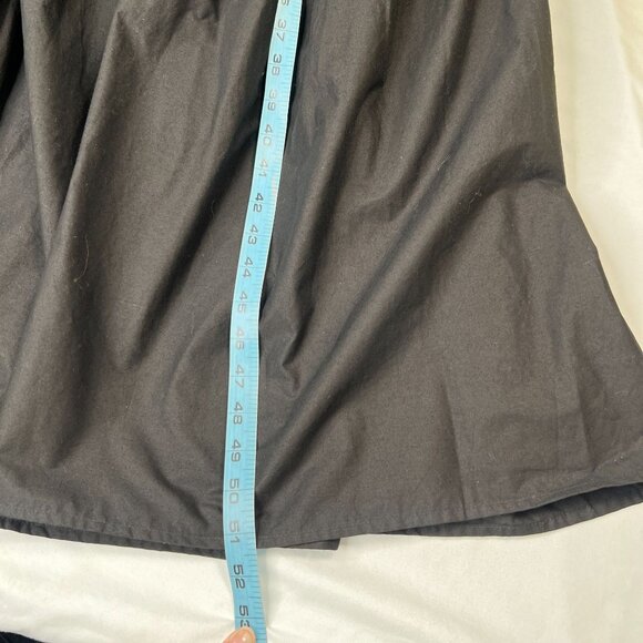 A.L.C. Alexandria Dress Black Cut Out Fit and Flare Cotton Midi Maxi 8 - Picture 14 of 16